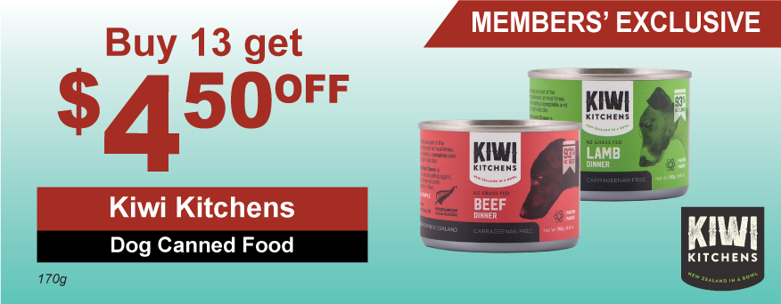 Kiwi Kitchens Dog Canned Food Promo